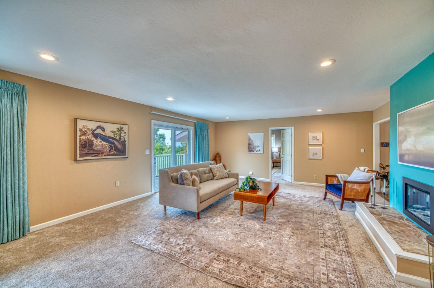 504 Cuesta Drive Aptos, CA 95003 - Photo 19 of 76 a living room with furniture and a window