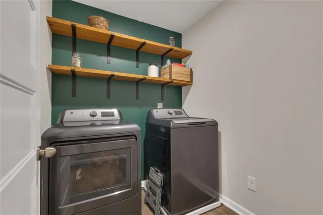 a view of storage and utility room