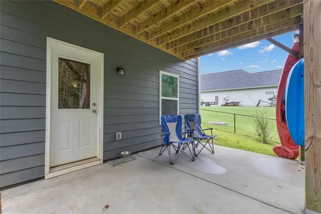a view of storage and utility room