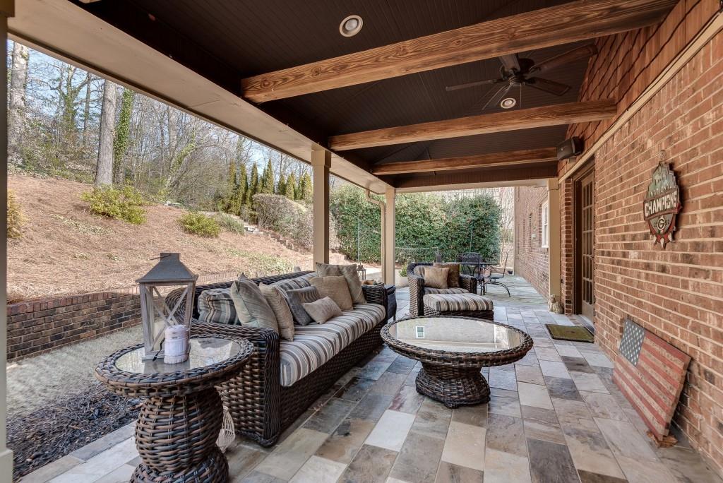 1846 Angelique Drive Decatur, GA 30033 - Photo 38 of 45 a outdoor space with patio couches and a potted plant