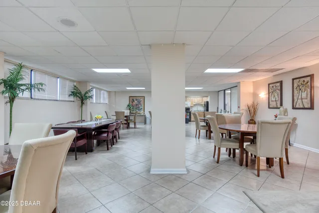 a bathroom with a shower curtain