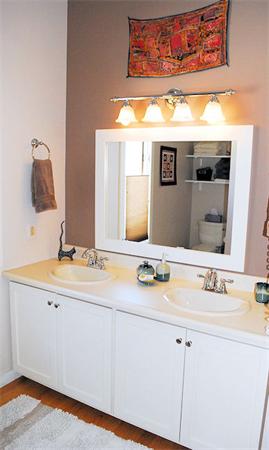 374 Old Montague Road Amherst, MA 01002 - Photo 18 of 30 a bathroom with a sink and a mirror