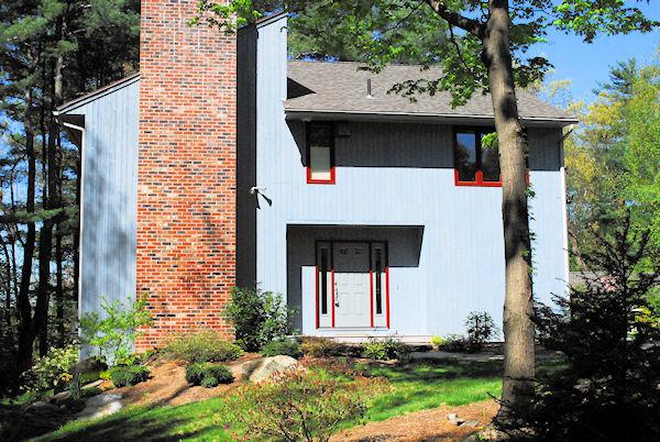 374 Old Montague Road Amherst, MA 01002 - Photo 26 of 30 a front view of a house with garden