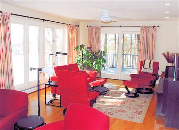 374 Old Montague Road Amherst, MA 01002 - Photo 4 of 30 a living room with furniture and a large window