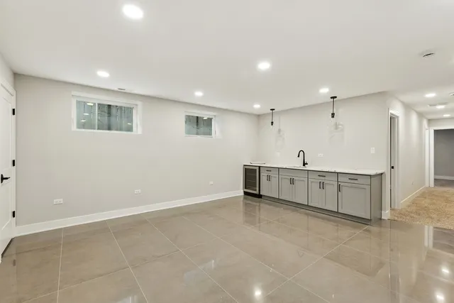 an empty room with window