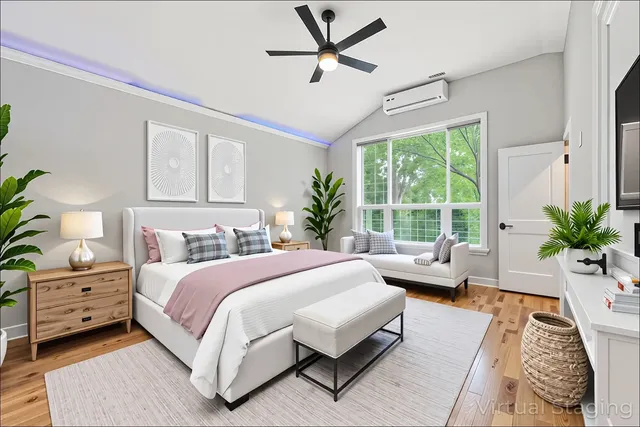 a bathroom with a shower and toilet