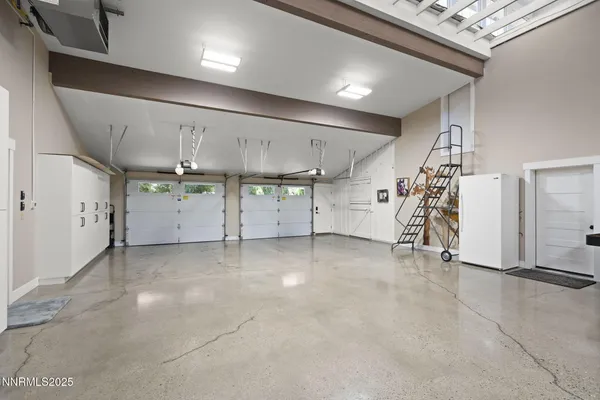 a view of city and mountain