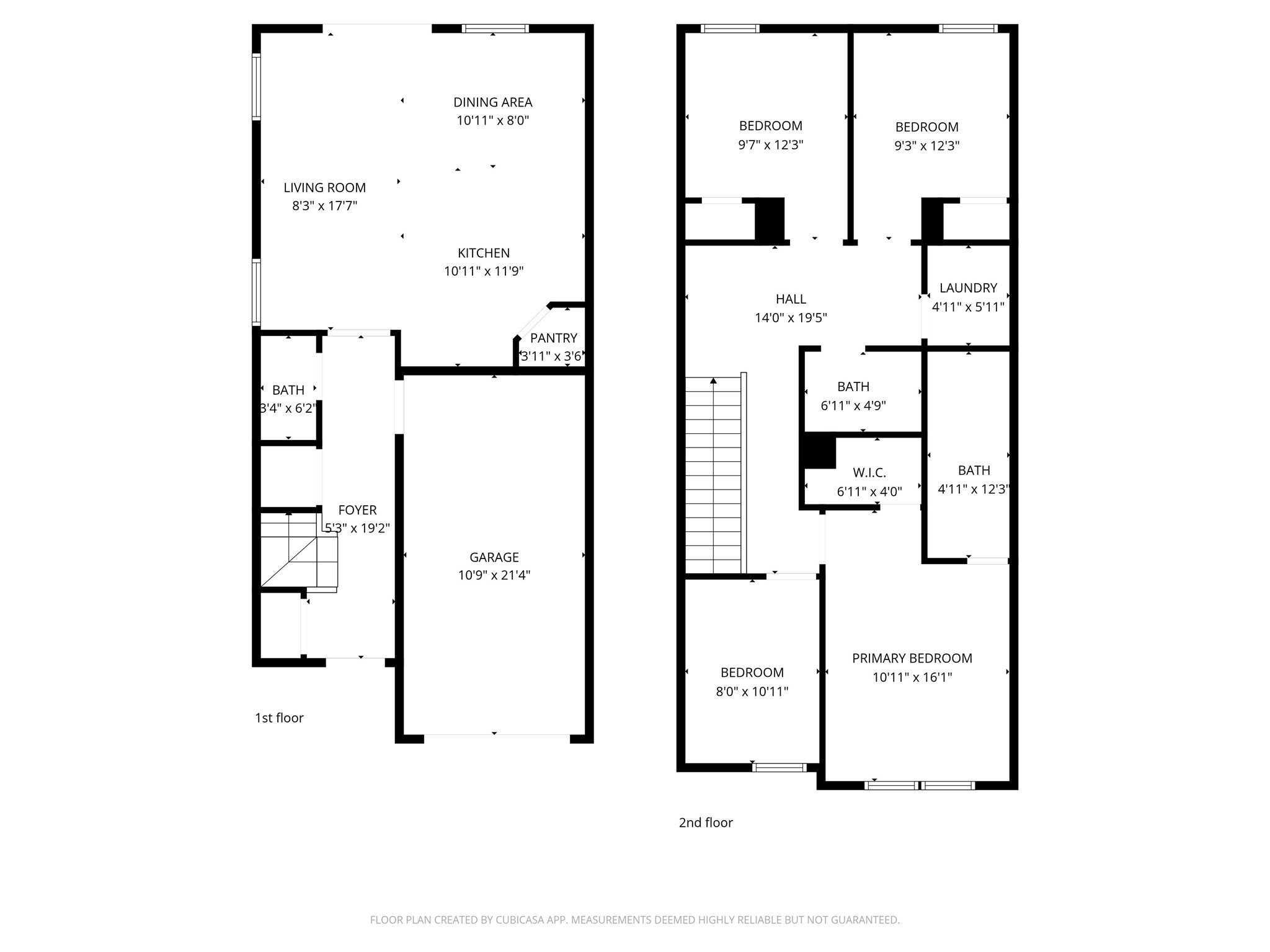 890 Lucky Street, Unit A Houston, TX 77088 - Photo 48 of 48 a picture of a floor plan