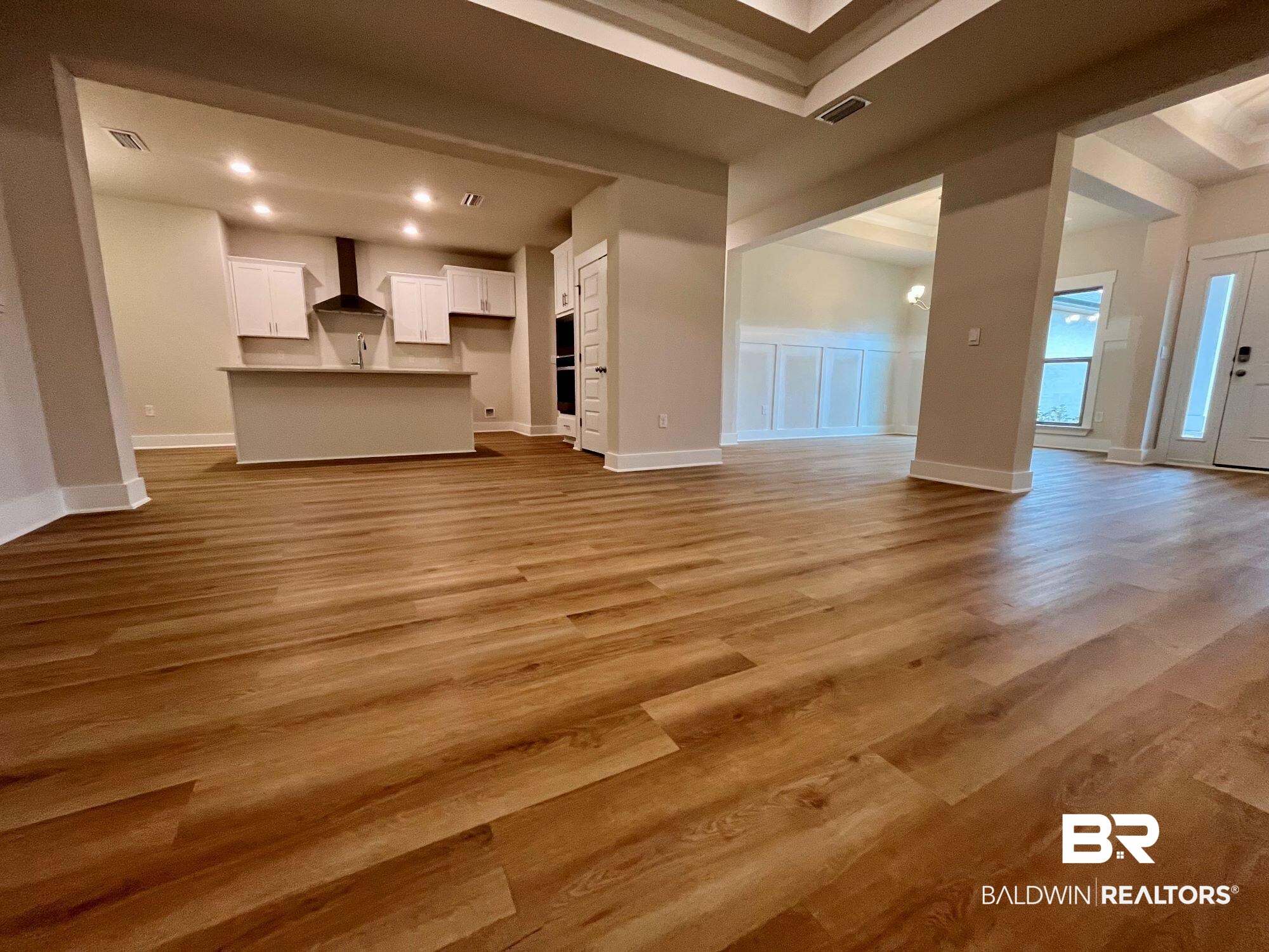 330 Barndling Street Fairhope, AL 36532 - Photo 16 of 31 Unfurnished living room with light hardwood / wood-style flooring