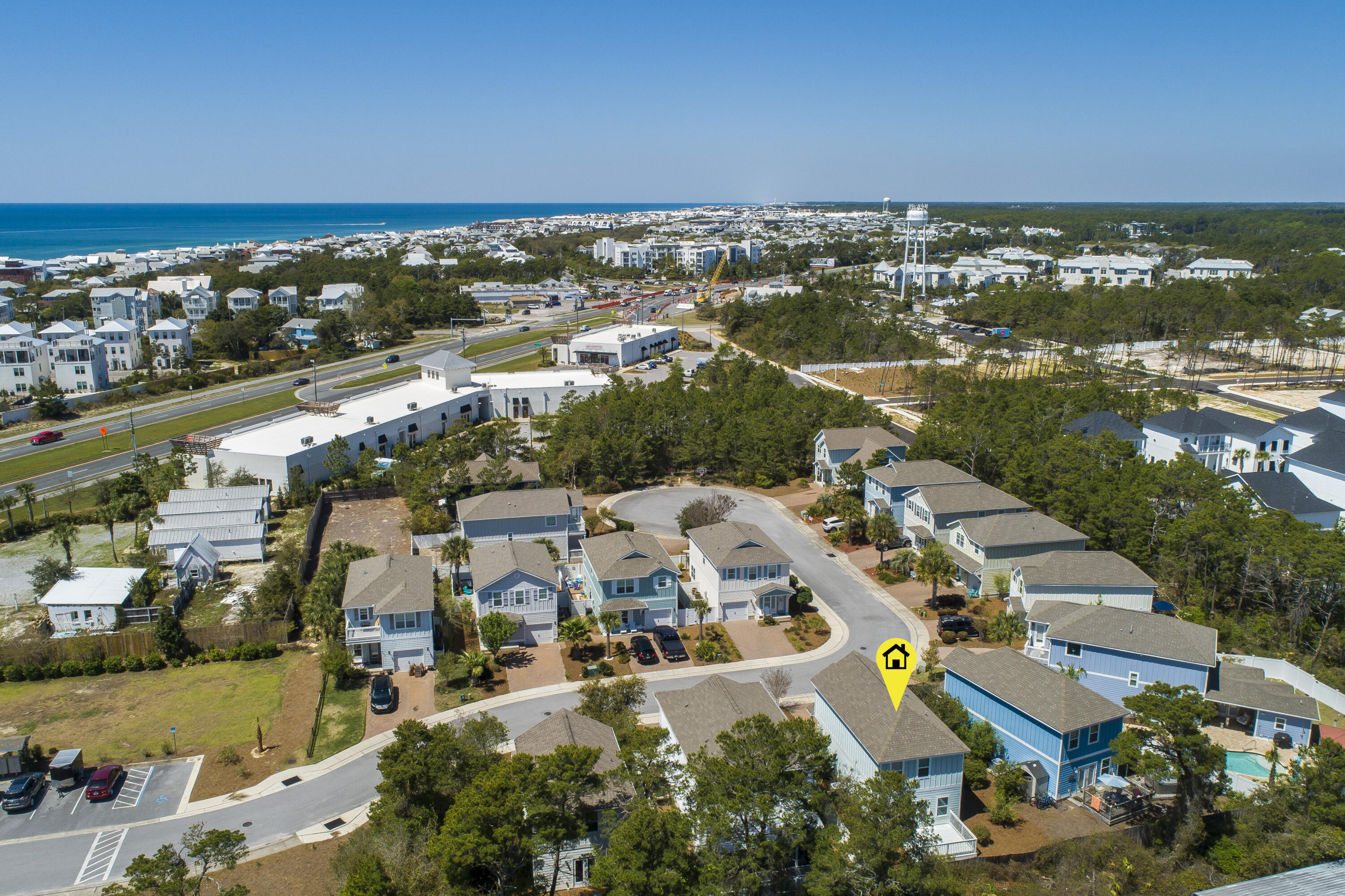 144 Grayling Way Inlet Beach, FL 32461 - Photo 3 of 19 an aerial view of residential building and lake