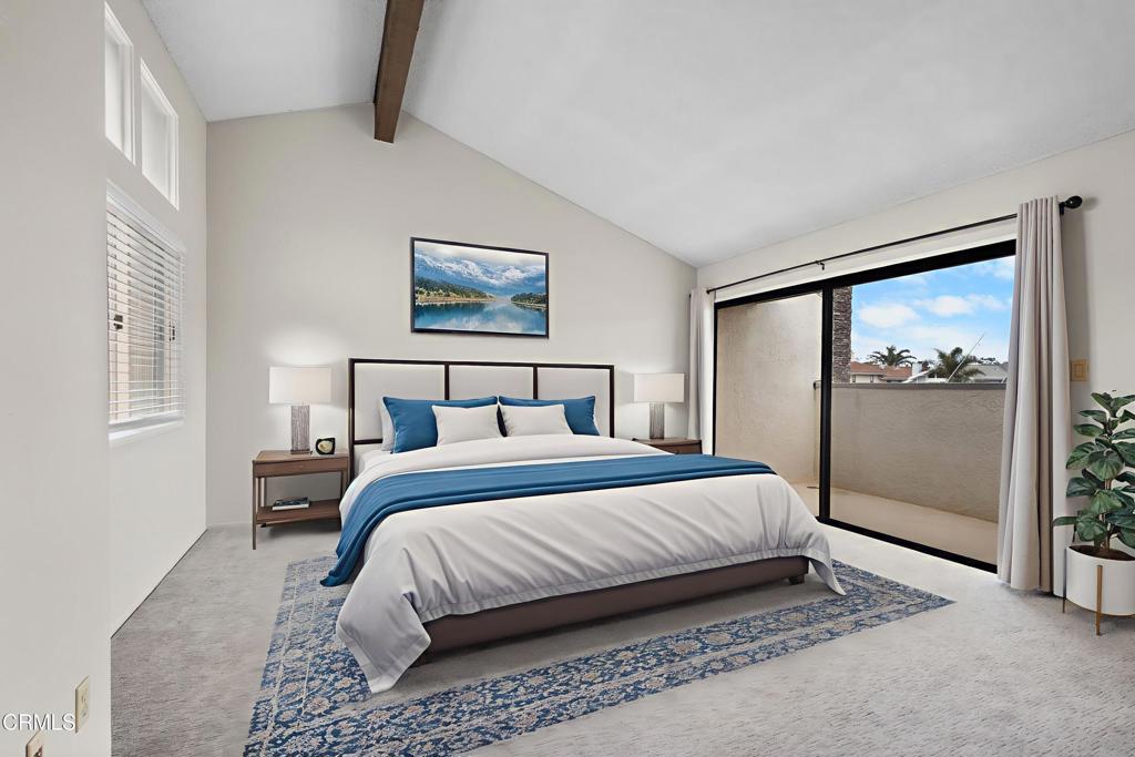 2524 Monaco Drive Oxnard, CA 93035 - Photo 28 of 50 a bedroom with a bed and a painting on the wall