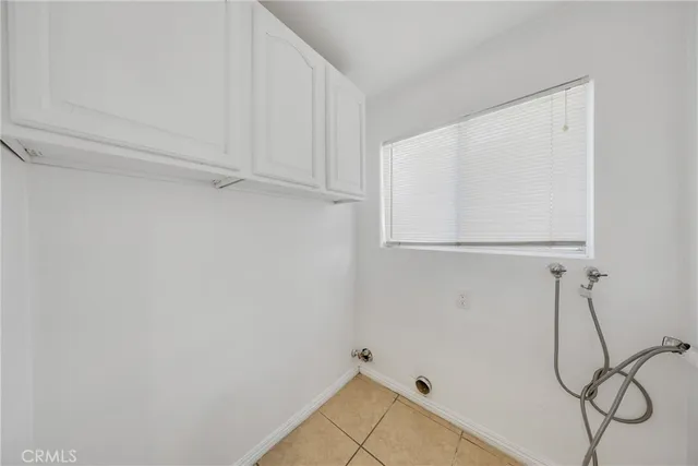 a view of small space with racks on the wall