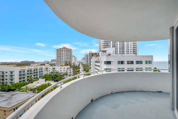 a view of a city with tall buildings