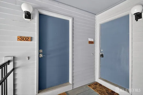 a view of front door