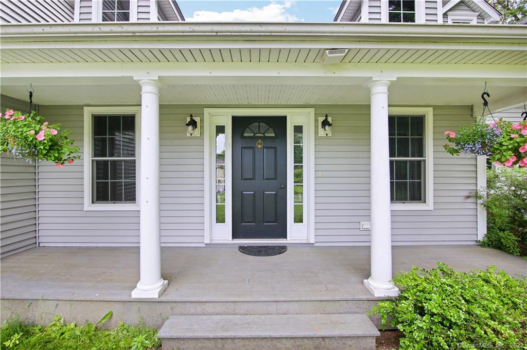 173 Tashua Road Trumbull, CT 06611 - Photo 1 of 1 An inviting, covered front porch entry welcomes you to 173 Tashua Road in Trumbull...