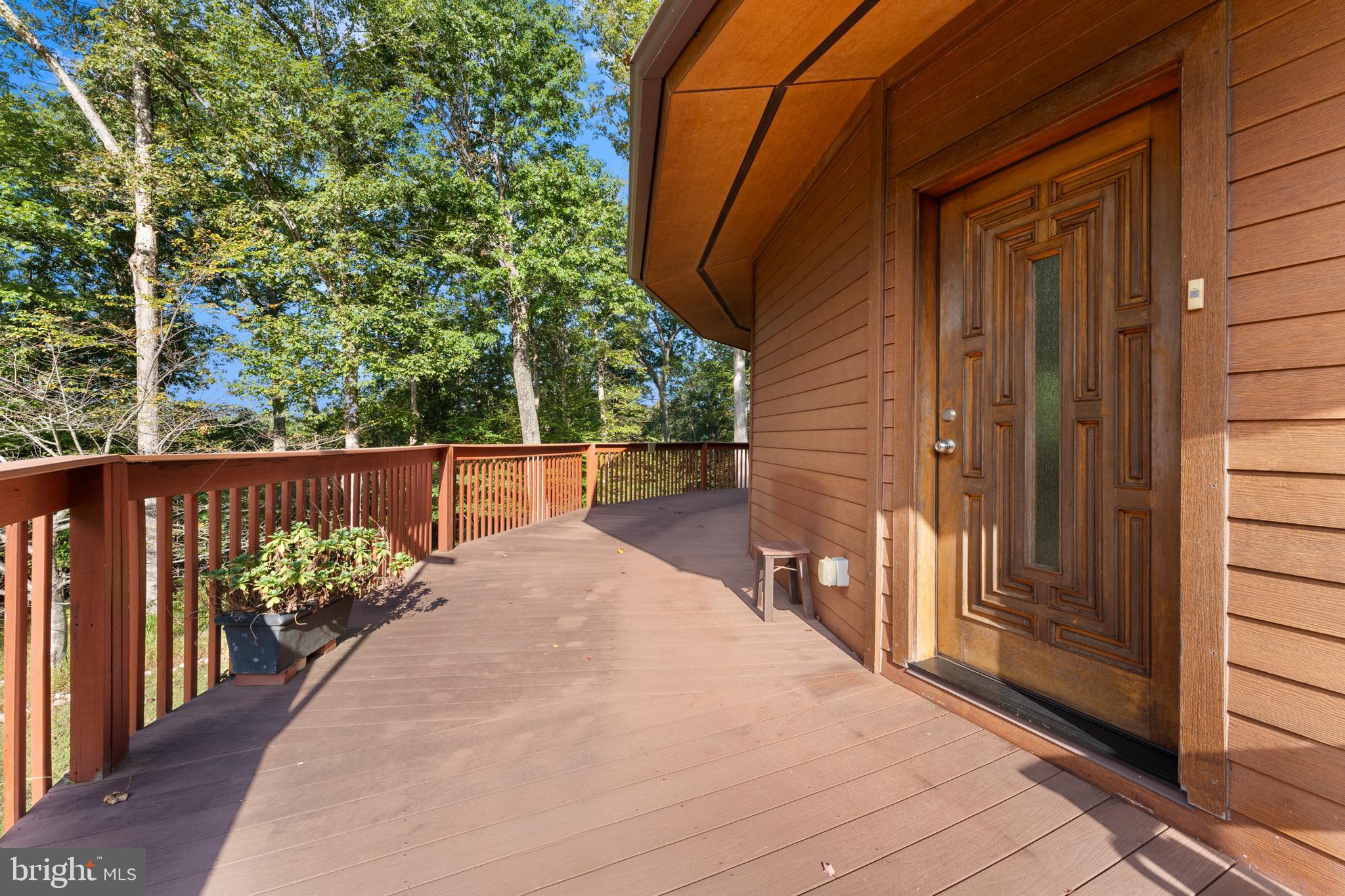 243 Aaron Mountain Road Castleton, VA 22716 - Photo 12 of 58 Huge wrap-around deck with Trex-type surface