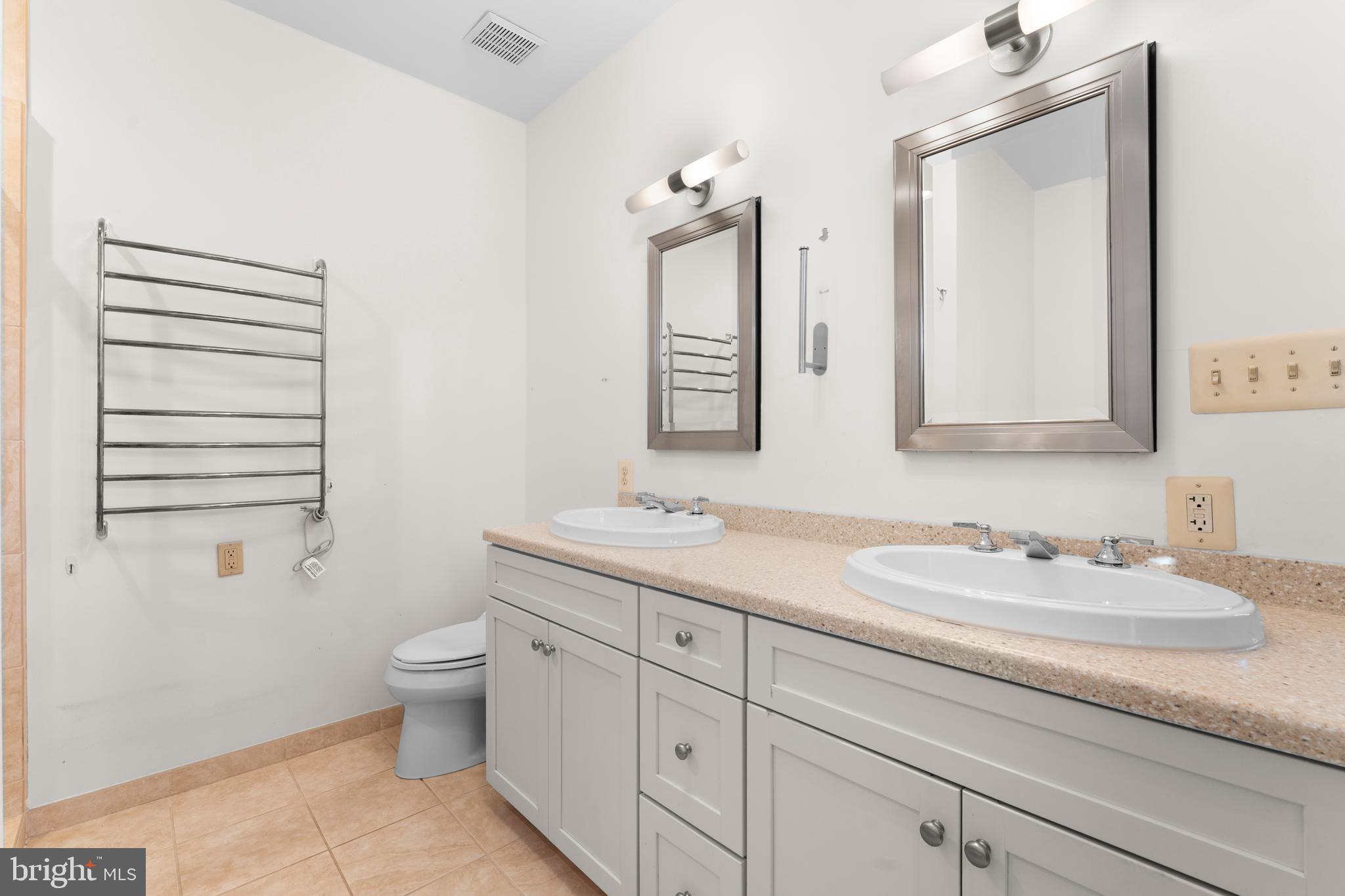 243 Aaron Mountain Road Castleton, VA 22716 - Photo 30 of 58 a bathroom with a toilet a sink and mirror