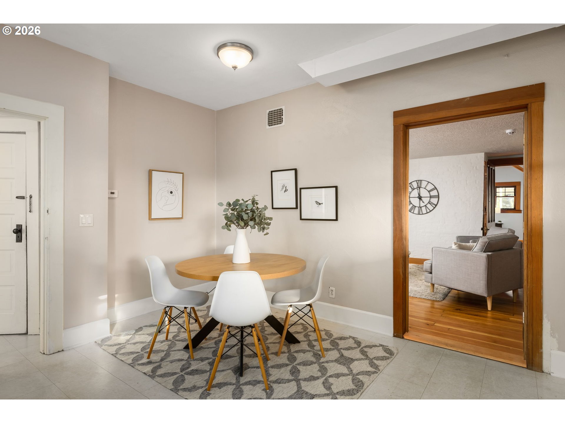 2806 Northeast Alameda Street Portland, OR 97212 - Photo 33 of 45 a dining room with furniture and wooden floor