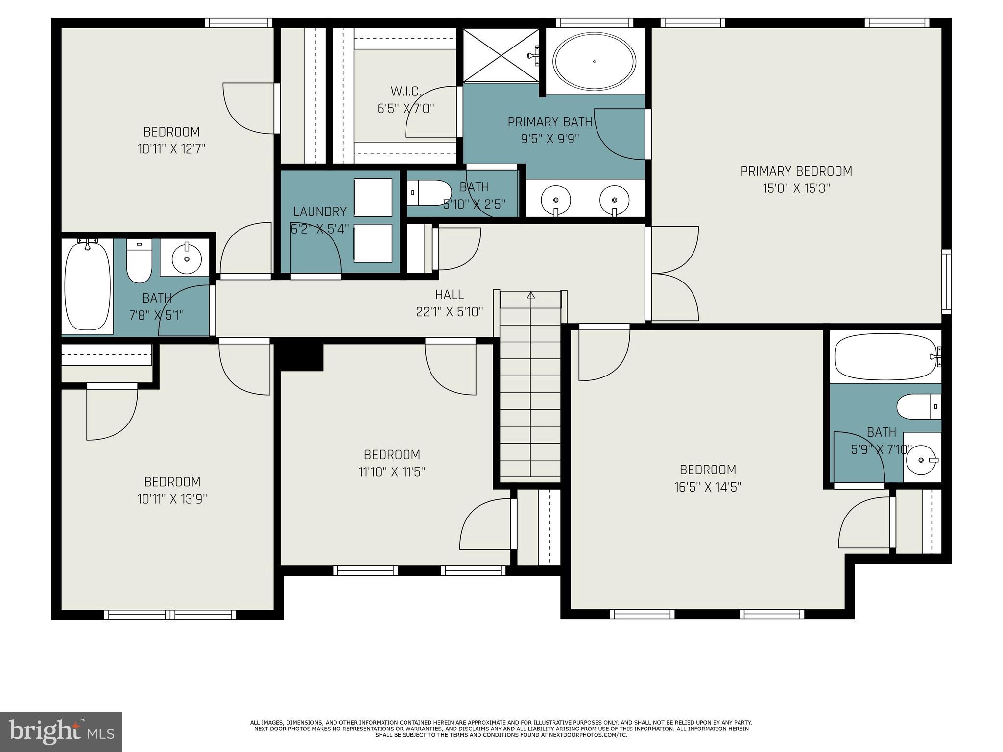 10526 Windlass Run Road Middle River, MD 21220 - Photo 43 of 45 Upper Level Floor Plan
