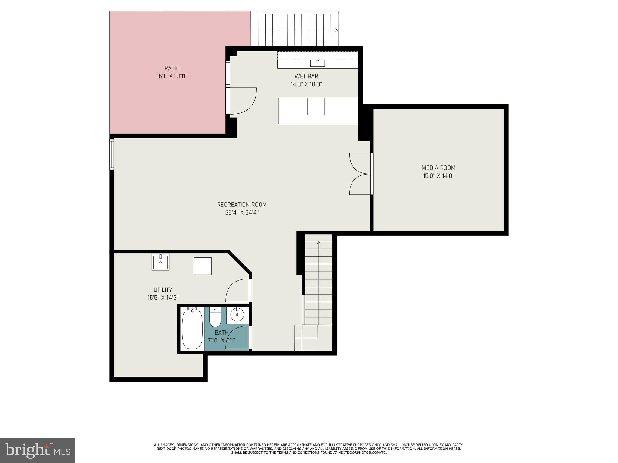 10526 Windlass Run Road Middle River, MD 21220 - Photo 45 of 45 Lower Level Floor Plan