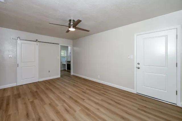 wooden floor in an empty room