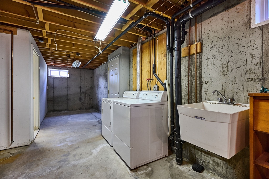 43 Loudville Road Easthampton, MA 01027 - Photo 20 of 34 a utility room with dryer and washer