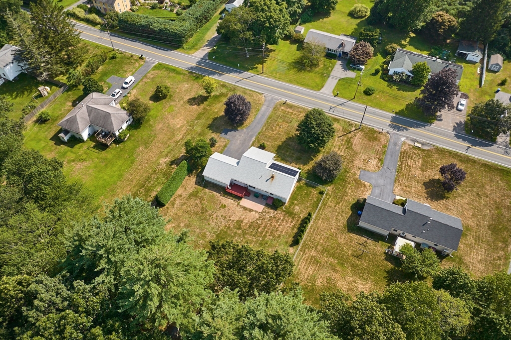 43 Loudville Road Easthampton, MA 01027 - Photo 29 of 34 an aerial view of house with a yard and swimming pool
