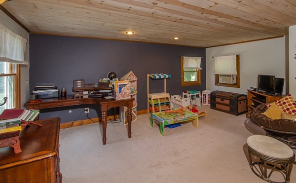 328 Mendall Road Acushnet, MA 02743 - Photo 18 of 30 a bedroom with furniture and a flat screen tv