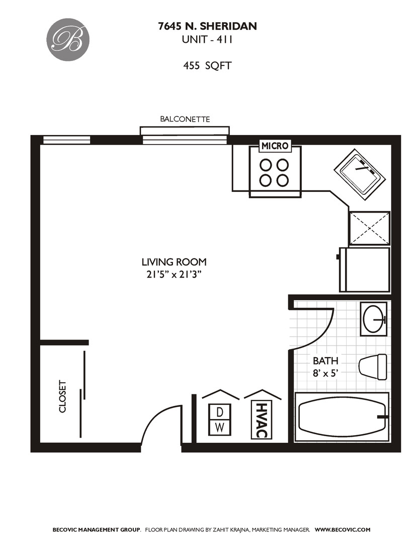 7645 North Sheridan Road, Unit 511 Chicago, IL 60626 - Photo 10 of 13 Gallery Image 10