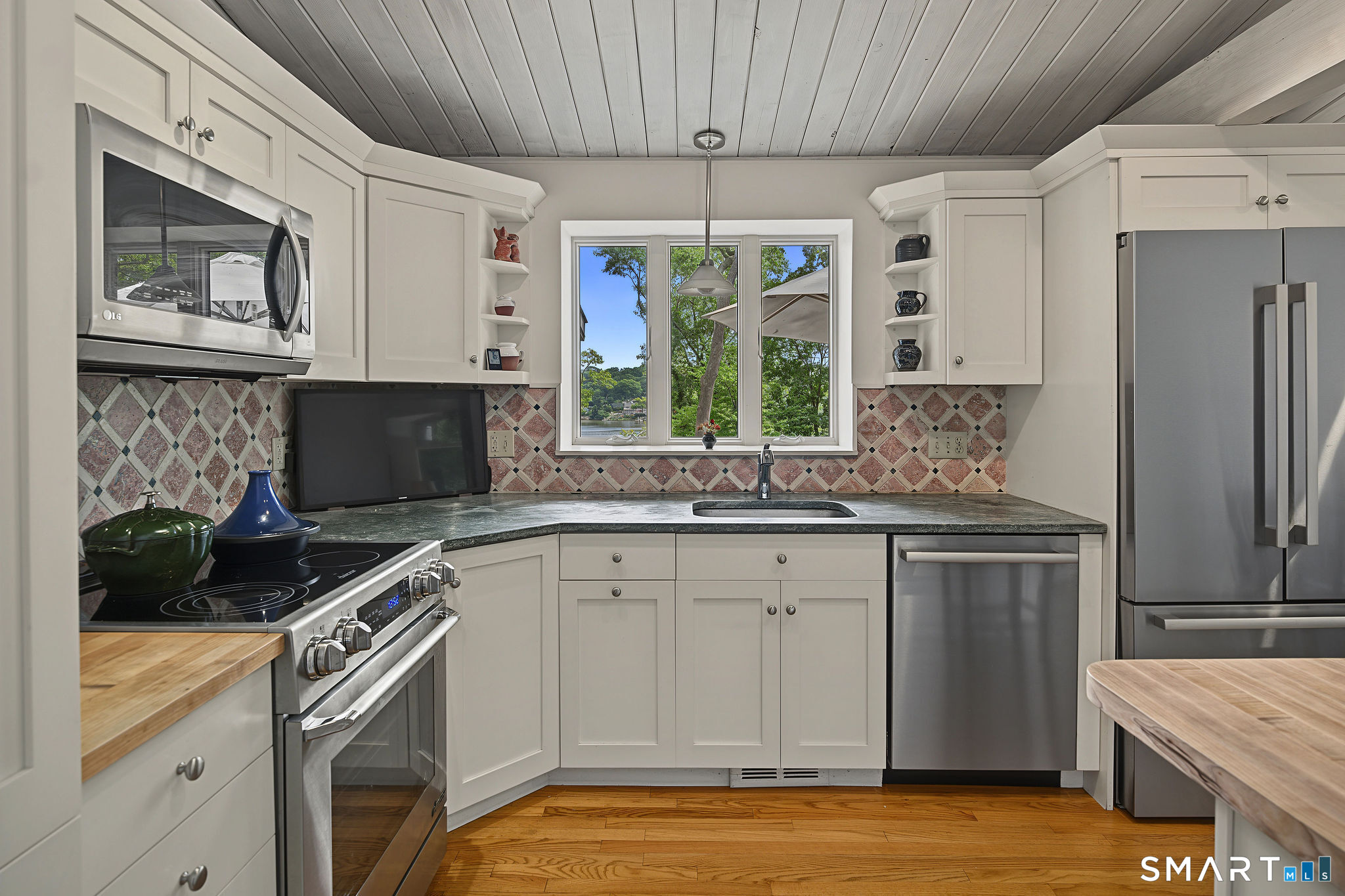 24 Mallard Point Road Essex, CT 06426 - Photo 11 of 30 High end stainless appliances in the kitchen with a fantastic view!
