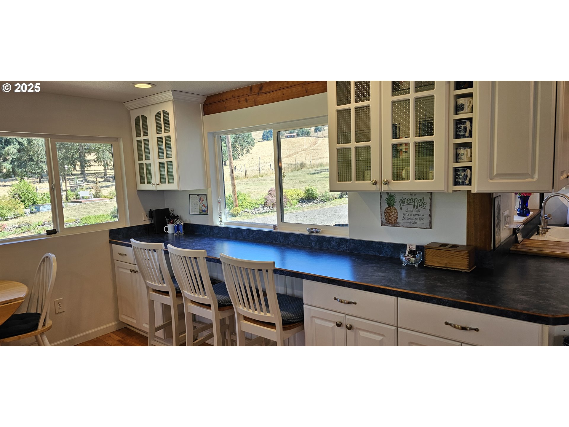 524 Azalea Drive Elkton, OR 97436 - Photo 14 of 48 a kitchen with a window a sink and a counter