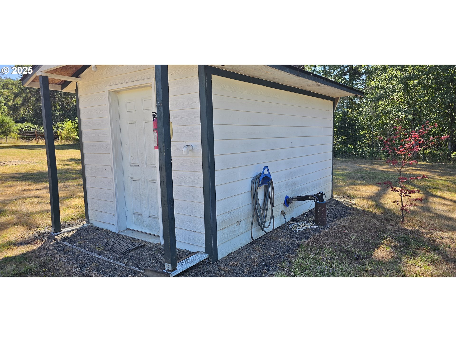 524 Azalea Drive Elkton, OR 97436 - Photo 46 of 48 a view of a backyard with door