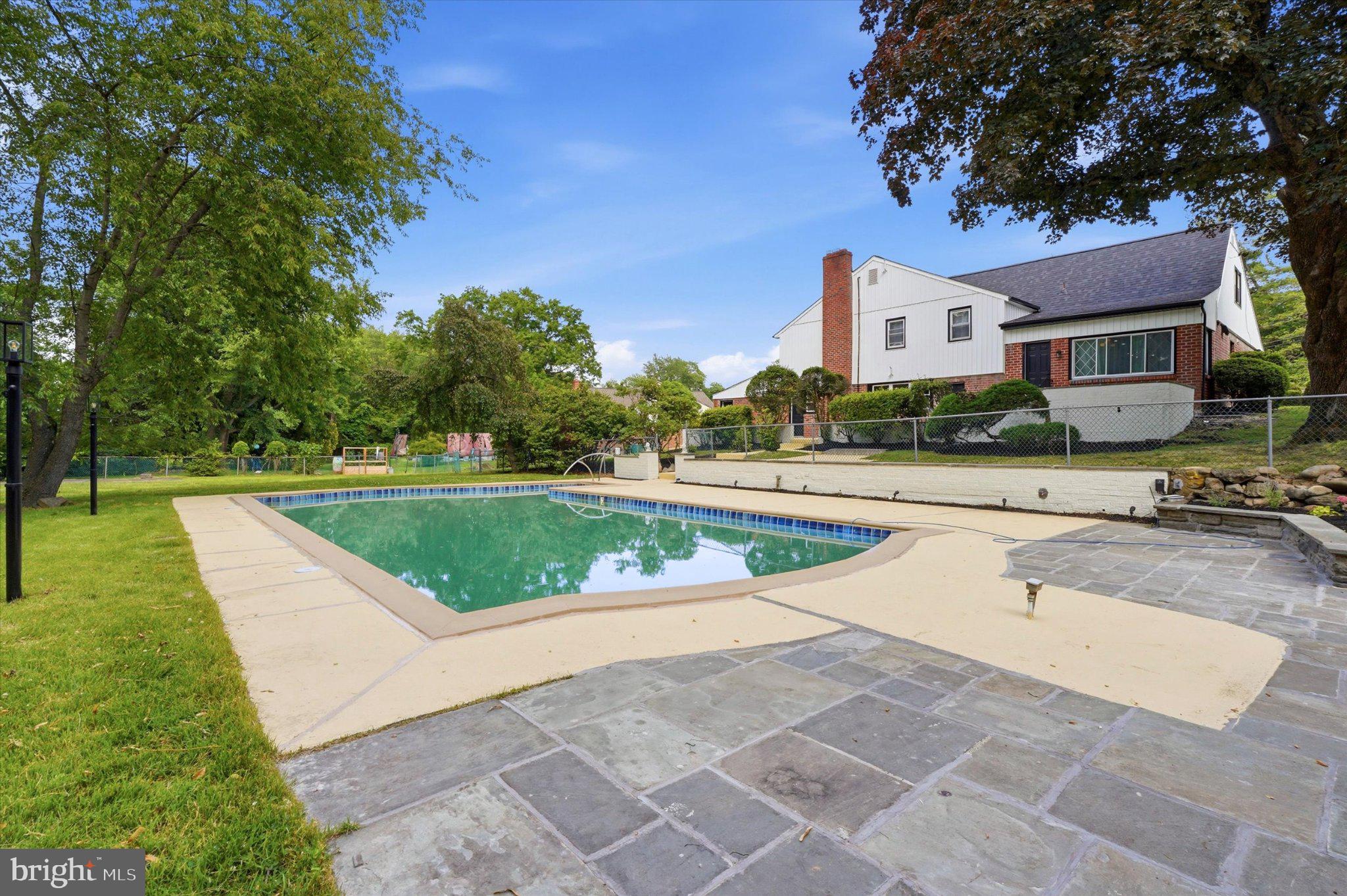1919 Cobden Road Glenside, PA 19038 - Photo 32 of 35 Tranquil backyard oasis with pool.