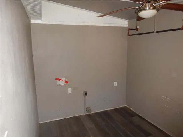 a view of a trees with a yard