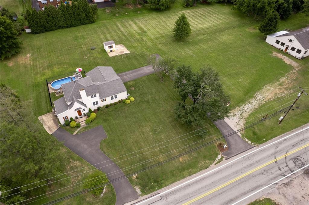 1243 Mayview Road Pittsburgh, PA 15241 - Photo 3 of 13 an aerial view of a house with a yard basket ball court and outdoor seating