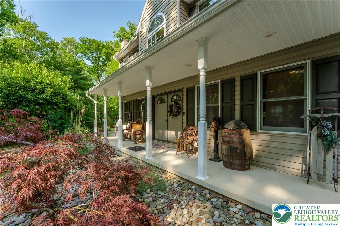 341 Stone Mountain Road Lehighton, PA 18235 - Photo 8 of 52 Covered Front Porch