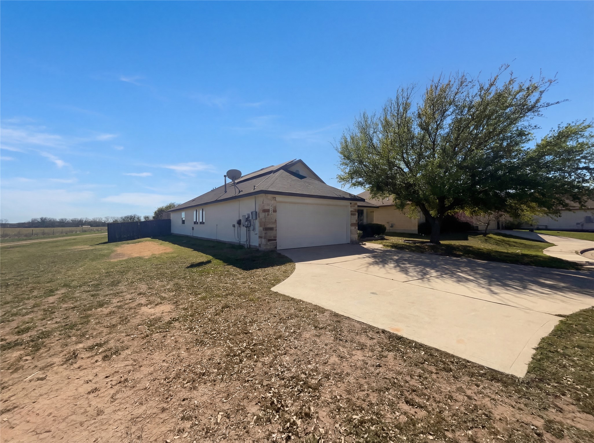 15305 Lucian Street Austin, TX 78725 - Photo 6 of 25 a view of a house with a yard and large tree