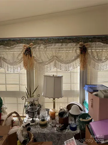 a room with furniture and a window