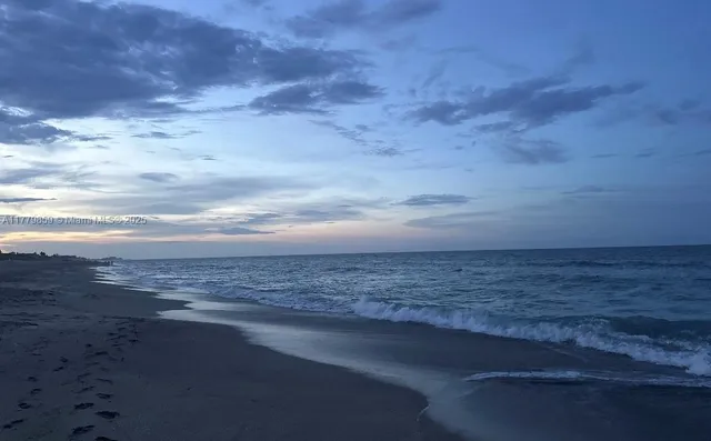 a view of an ocean beach