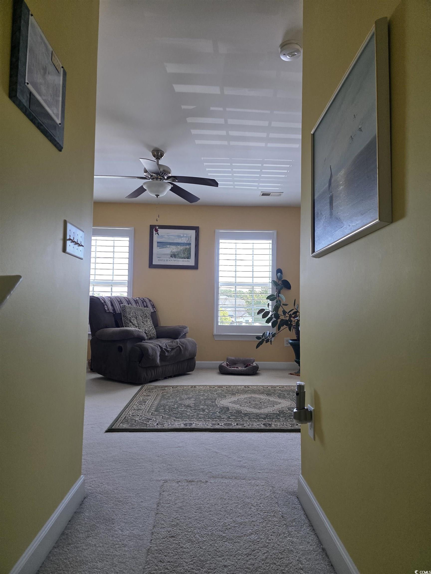 1575 Berkshire Avenue Myrtle Beach, SC 29577 - Photo 6 of 30 Hall featuring carpet and healthy amount of natural light