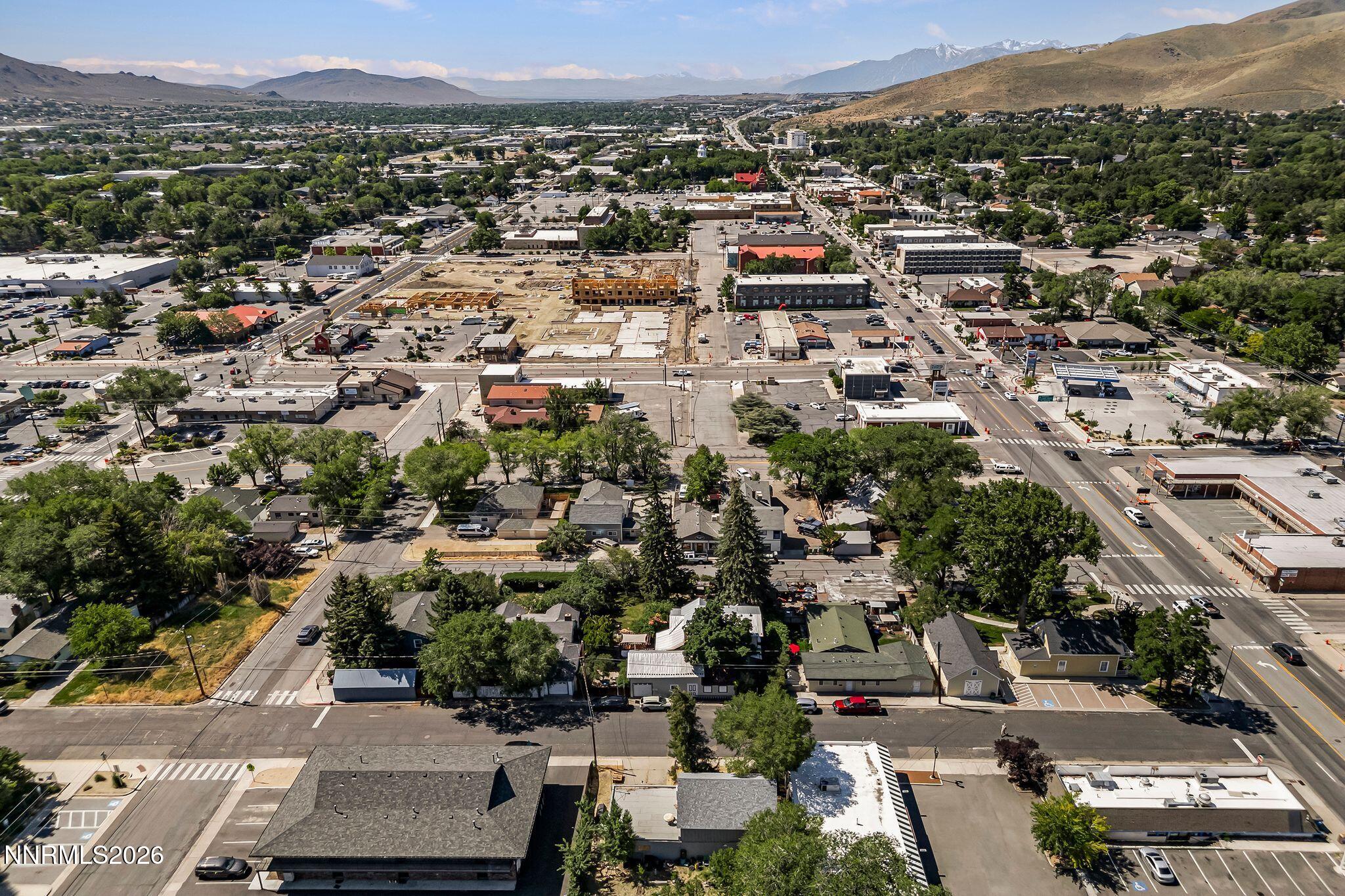 116 Rice Street Carson City, NV 89706 - Photo 43 of 45 Aerial view downtown Carson City