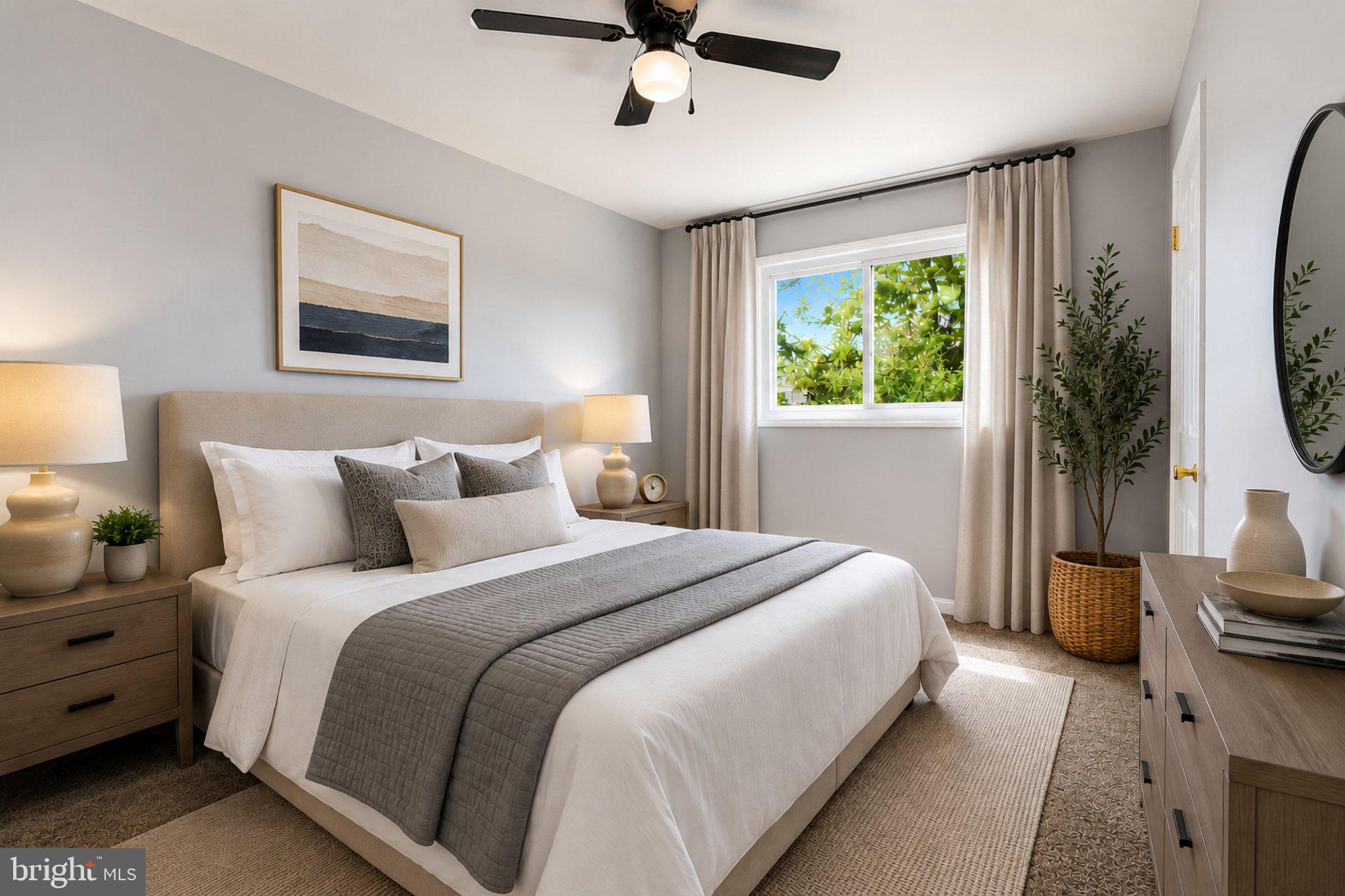 5712 Ash Drive Springfield, VA 22150 - Photo 15 of 38 Serene bedroom with natural light.