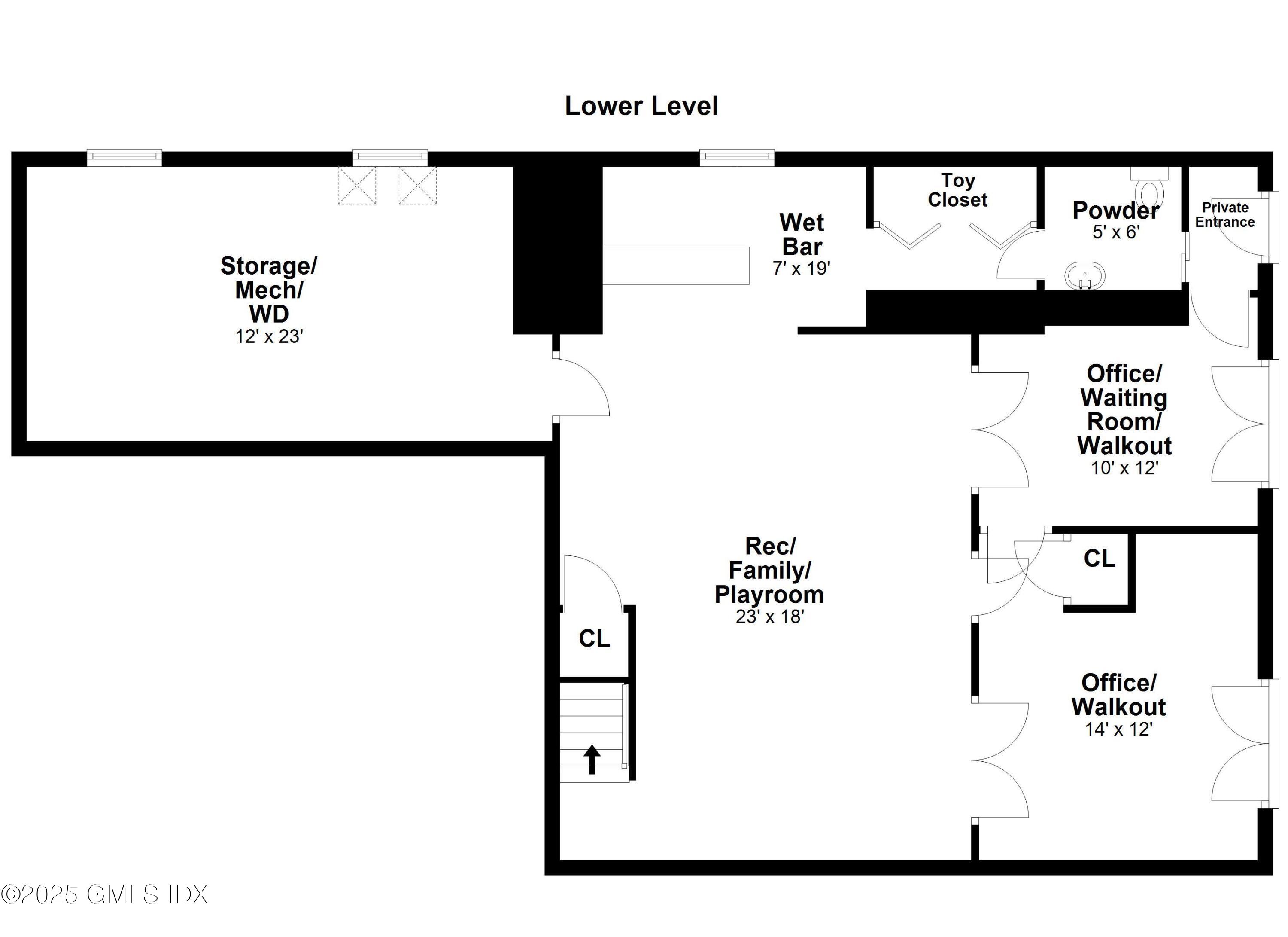 38 Bedford Road Greenwich, CT 06831 - Photo 33 of 33 Lower level floor plan