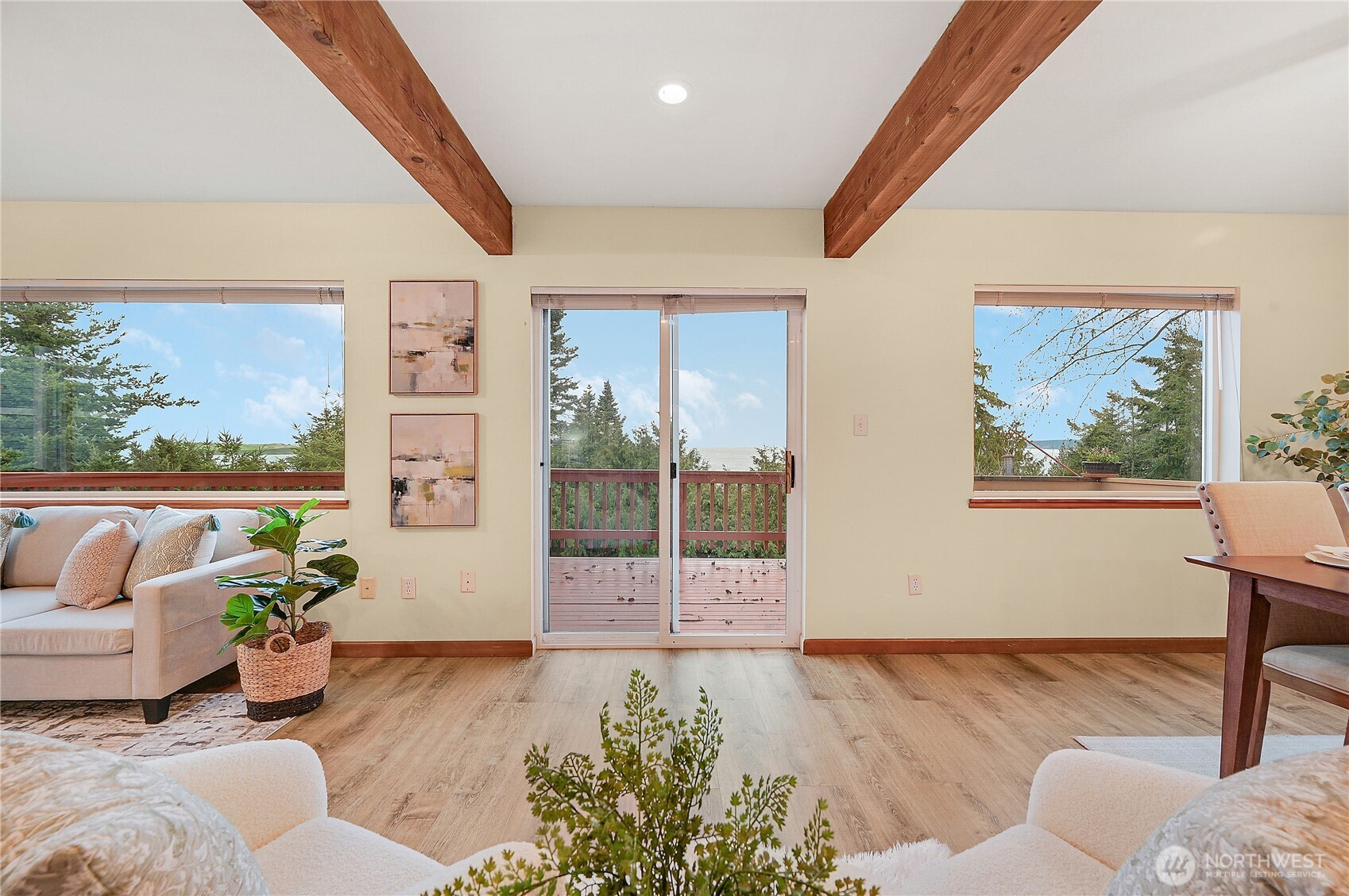 320 North Street Sequim, WA 98382 - Photo 8 of 40 a living room with furniture and a potted plant