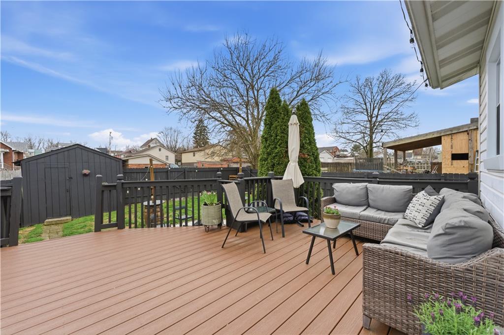 1438 4th Street Natrona Heights, PA 15065 - Photo 6 of 33 a view of a roof deck with couches