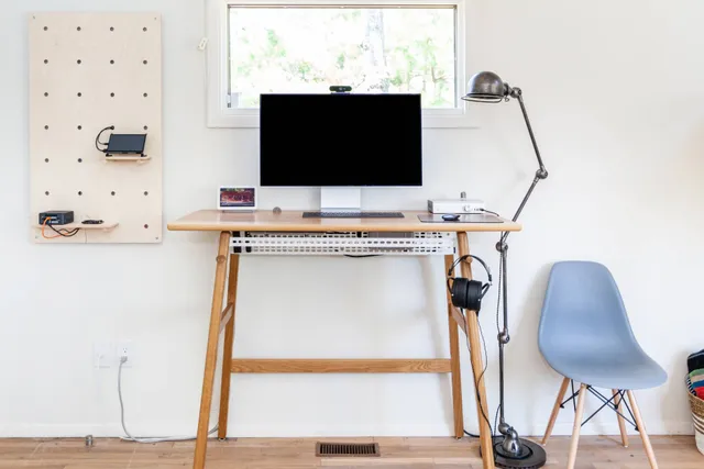 a view of a workspace