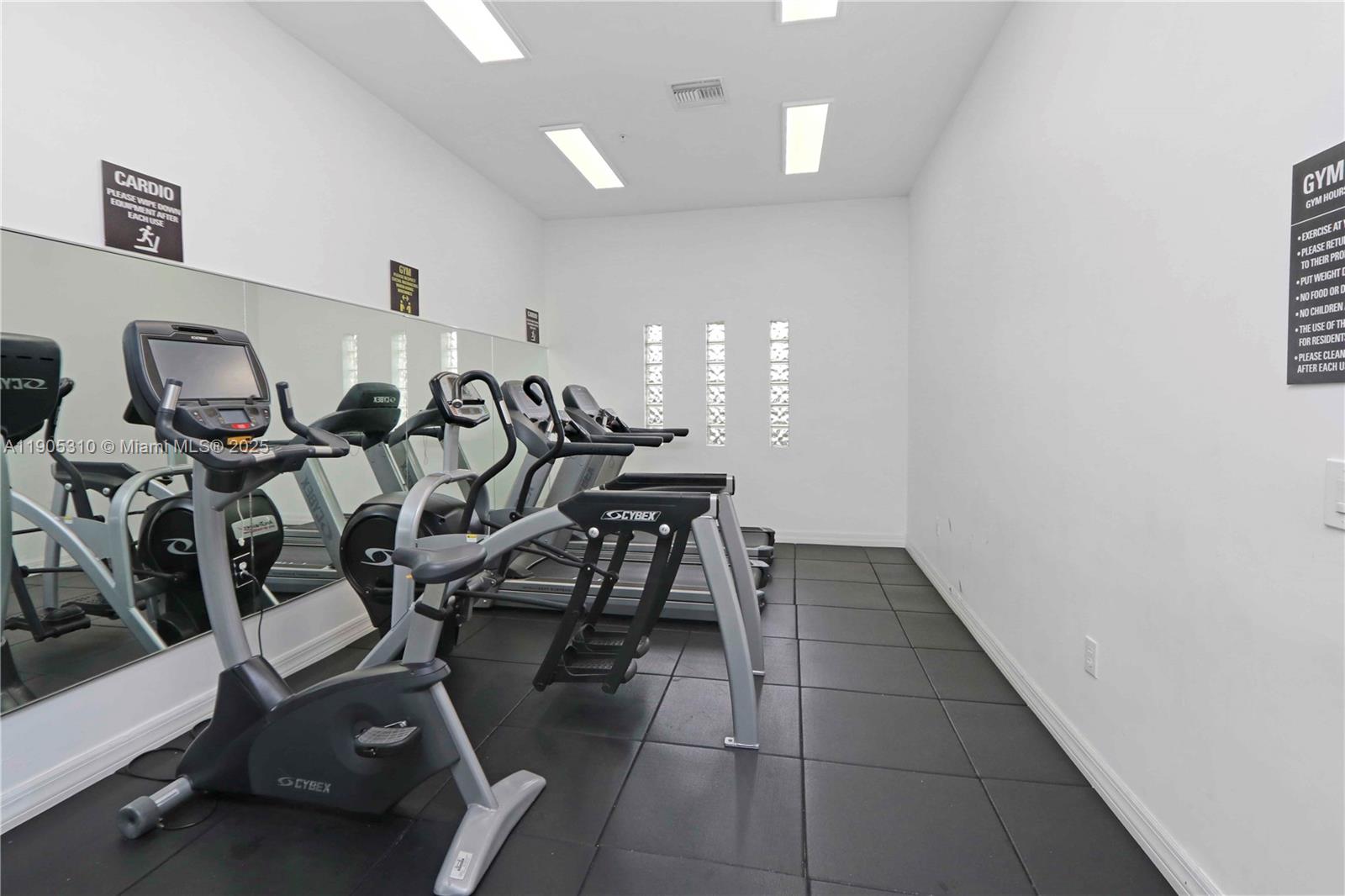 816 Northwest 11th Street, Unit 610 Miami, FL 33136 - Photo 22 of 28 a view of a room with gym equipment