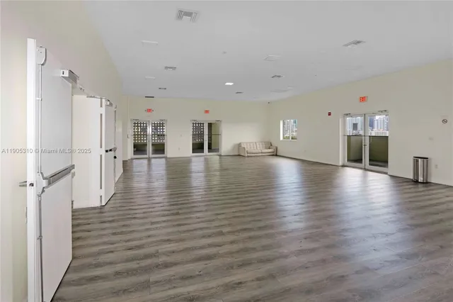 a view of a house with a door and a window