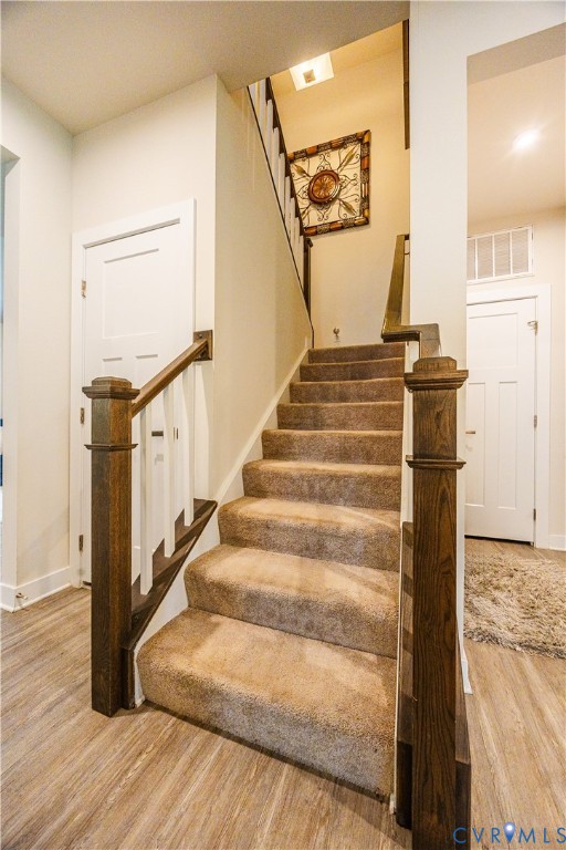 4331 Ganymede Drive Chester, VA 23831 - Photo 14 of 40 a view of entryway and hall with wooden floor