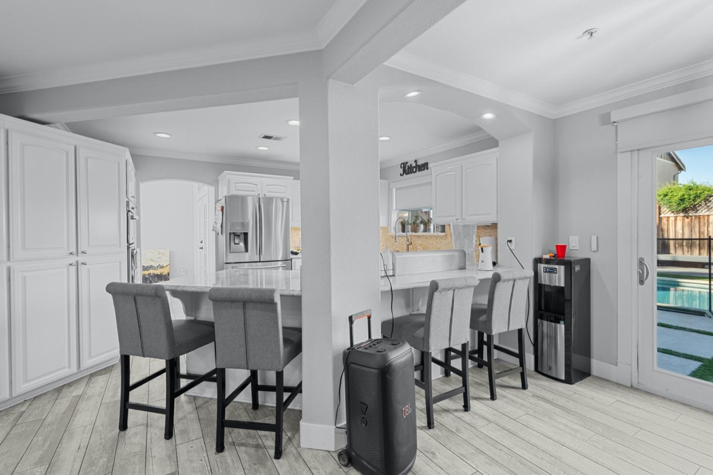16935 Pine Way Morgan Hill, CA 95037 - Photo 16 of 50 a view of a dining room with furniture and wooden floor